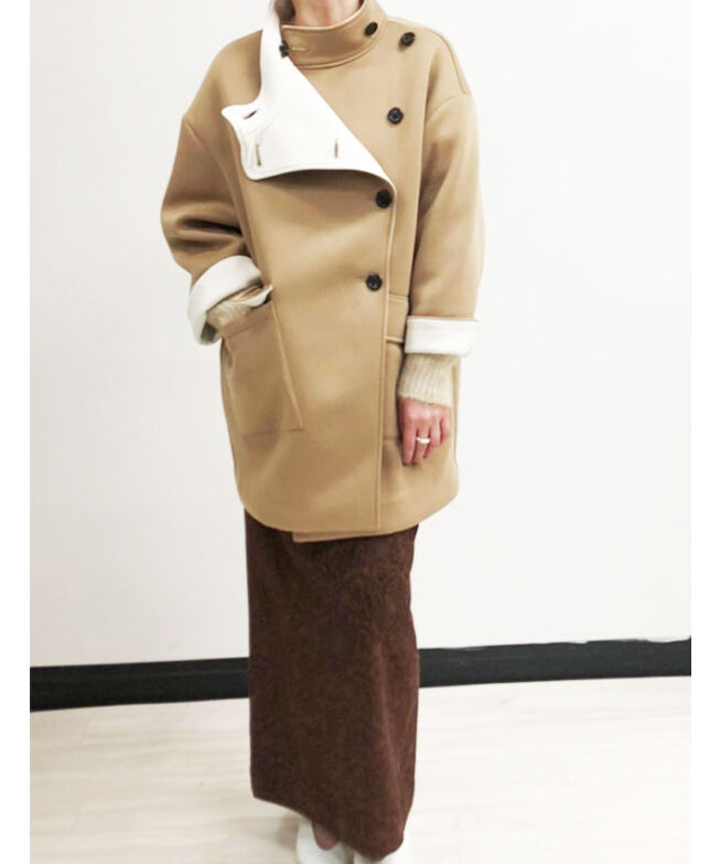 SALT+JAPAN  ソルトプラスジャパン　コート　38サイズ　新品★435Z ブランド PICK UP／ 大人の女性に “新鮮な雰囲気” をプラスして